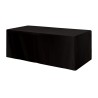 Fitted Poly/cotton 3-sided Table Cover - Fits 8' Standard Table