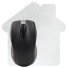 House Shaped Dye Sublimated Computer Mouse Pad