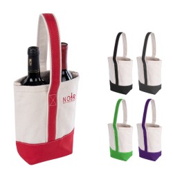 Deux Wine Bottle Tote Bag