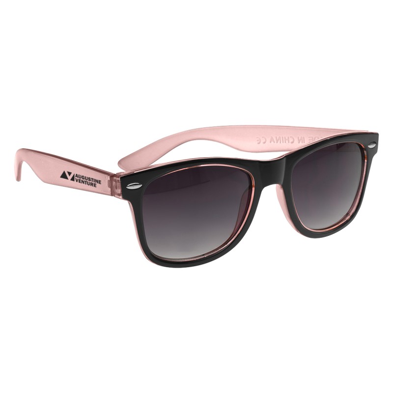 Two-tone Translucent Malibu Sunglasses