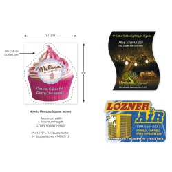 Good Value™ 20 Mil Custom Shaped Magnet 14.01-16 Square Inches