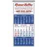3-Month Display 12-Sheet Calendar