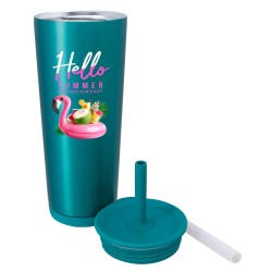 46474 Matte Metallic Teal with Imprint