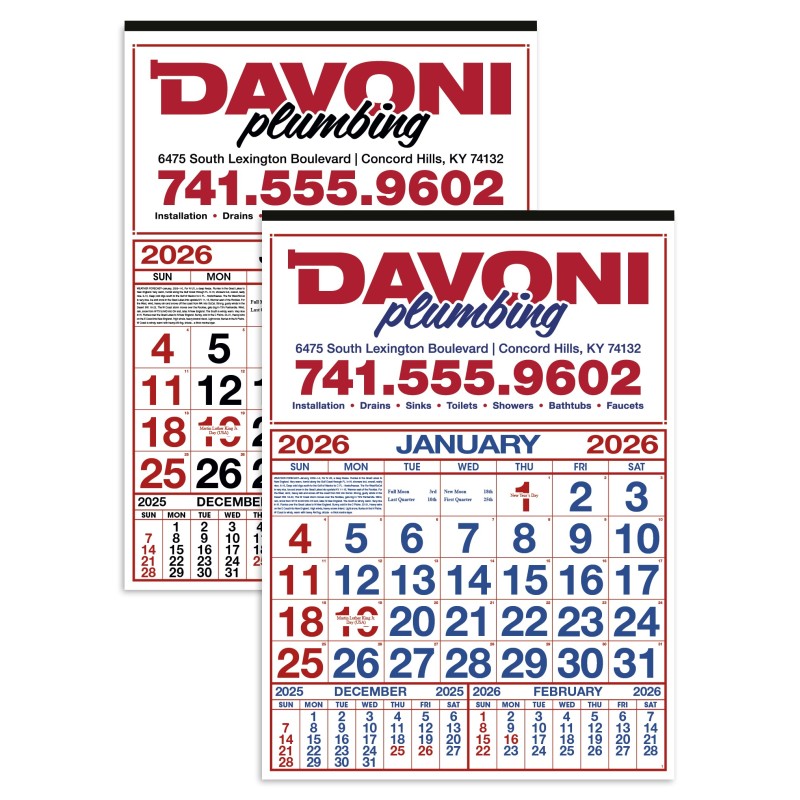 Commercial 12-Sheet Calendar