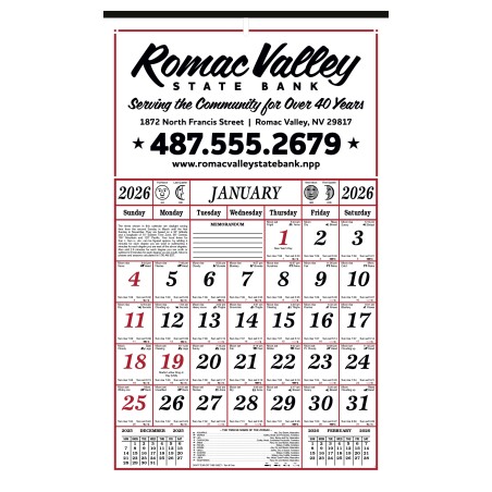 Skinner & Kennedy™ 7-Sheet Almanac