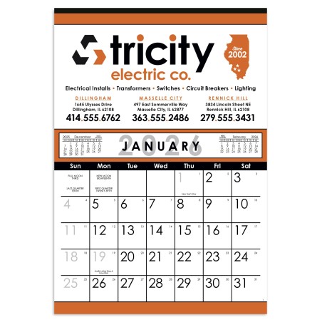 Commercial 12-Sheet Calendar