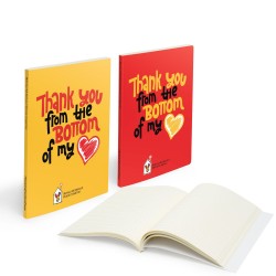 Medio Perfect Bound Notebook 5" X 7" With 150 Pages