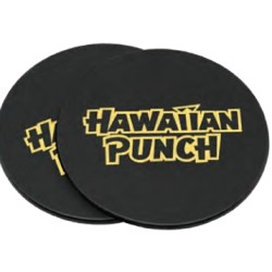 Catania Round Leather Coaster (3-7/8"x1/8")