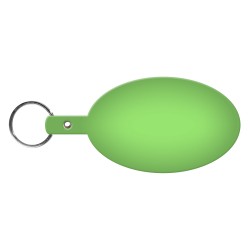 Large Oval Flexible Key Tag