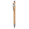 Bamboo Brown/Chrome Silver Logo Front View