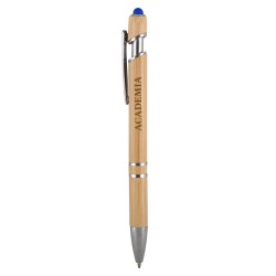 Bamboo Brown/Chrome Silver Logo Front View