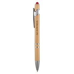 Bamboo Brown/Chrome Silver Logo Front View
