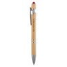 Bamboo Brown/Chrome Silver Logo Front View