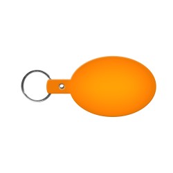 Oval Flexible Key Tag