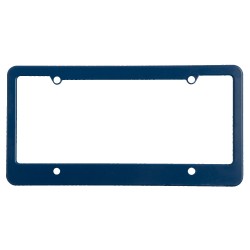 License Plate Frame w/ 4 Holes & Straight Bottom