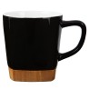 11 Oz. Ceramic Mug with Removable Bamboo Coaster