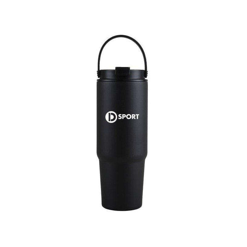 27 Oz. Siam Powder Coated Recycled Stainless Steel Tumbler w/Carrying Handle
