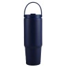 27 Oz. Siam Powder Coated Recycled Stainless Steel Tumbler w/Carrying Handle