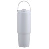 27 Oz. Siam Powder Coated Recycled Stainless Steel Tumbler w/Carrying Handle