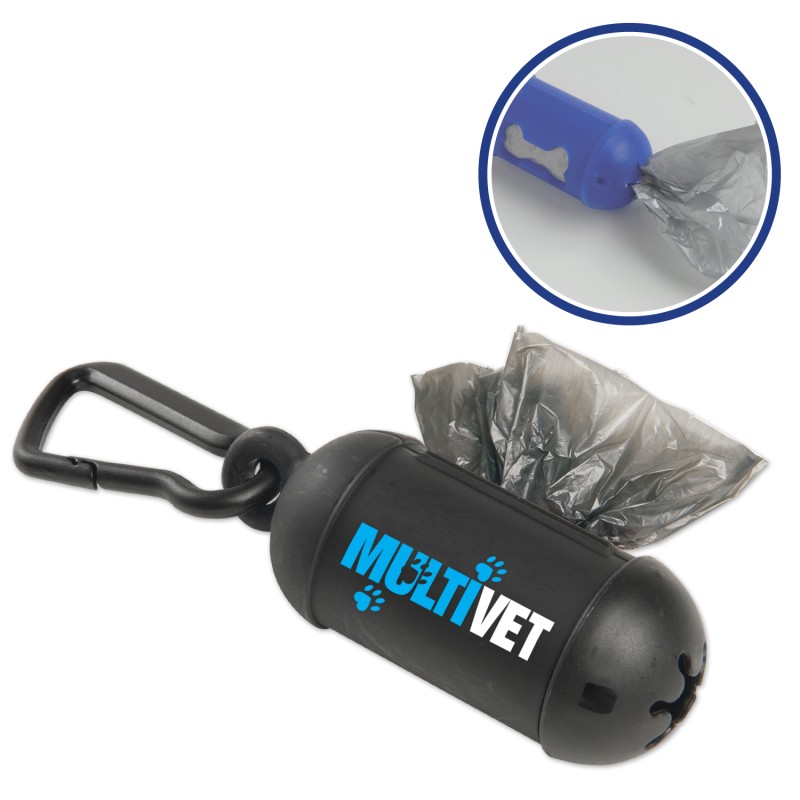 2 Bag Dispenser w/ Carabiner