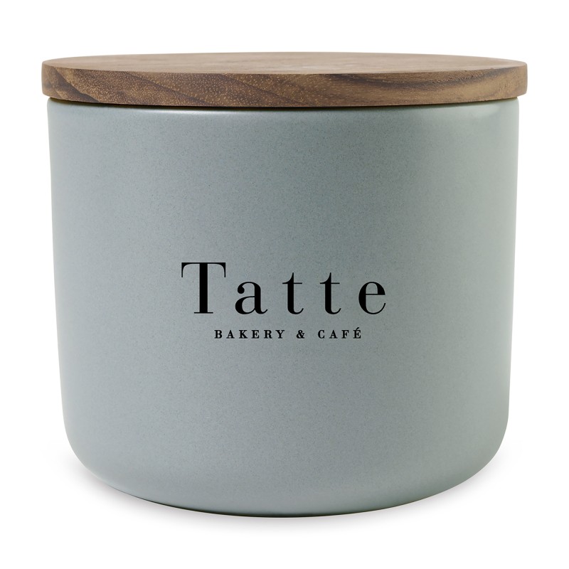 Be Home® Brampton Stoneware Container - Medium - Light Grey