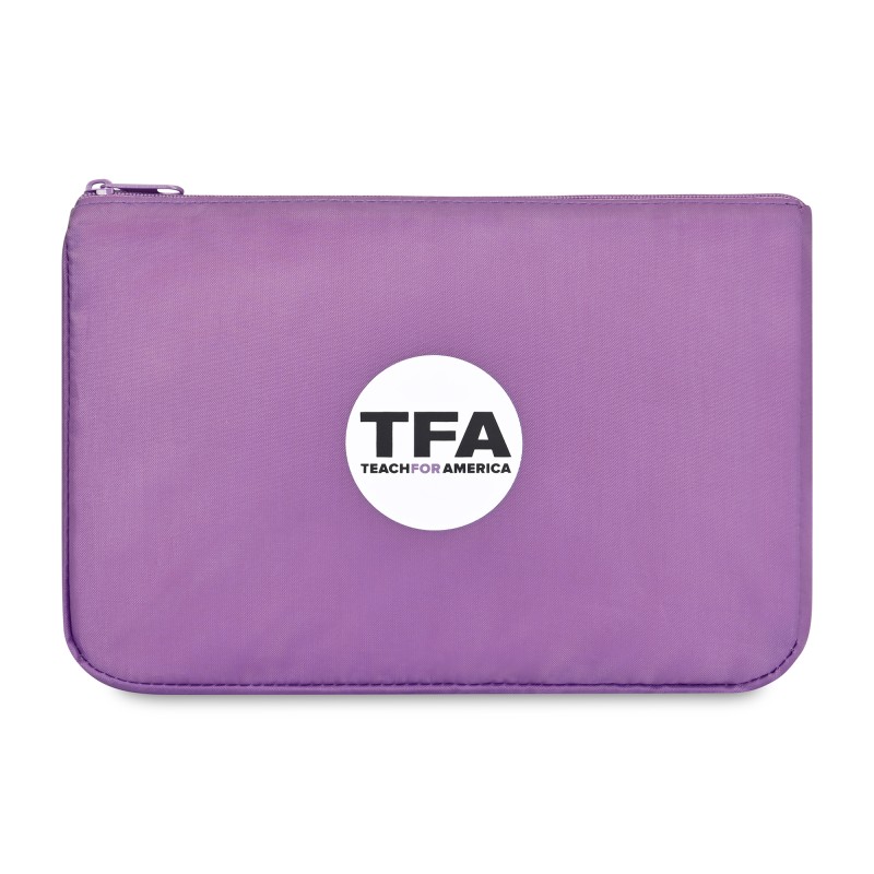 Arlo rPET Zippered Pouch - Purple