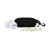 Golf Links Ball & Tee Caddy Kit - Black