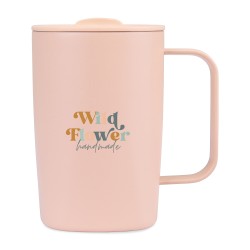 Aviana™ Rowan Recycled Mug - 15 Oz. - Light Peach