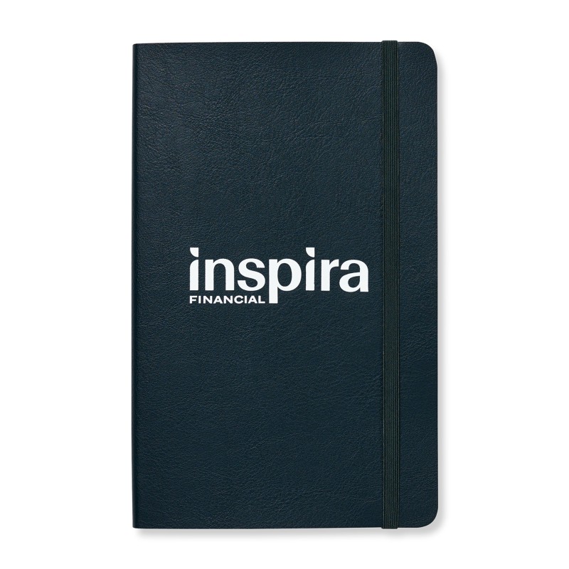 Moleskine® Precious & Ethical Vegan Soft Cover Ruled Large Notebook - Midnight Slate