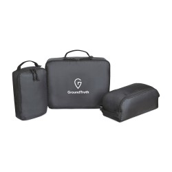 Renew rPET 3 Piece Packing Cube Set - Black