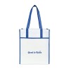 Harlow Laminated Recycled Shopper - Royal Blue