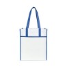 Harlow Laminated Recycled Shopper - Royal Blue