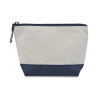Canvas Zippered Pouch - True Navy