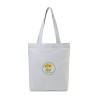 AWARE™ Recycled Cotton Gusset Bottom Tote - Light Grey