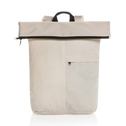 Dillon AWARE™ rPET Lightweight Foldable Backpack - Off White