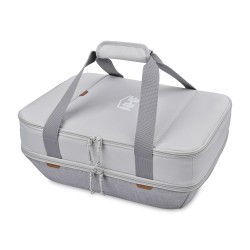 Parkview Insulated Dual Food Carrier - Greystone
