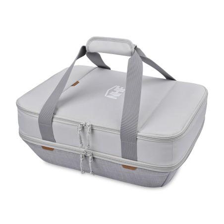 Parkview Insulated Dual Food Carrier - Greystone