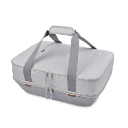 Parkview Insulated Dual Food Carrier - Greystone