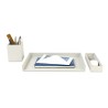 Easton 3 Piece Desktop Organizer Set - Light Grey