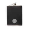 Ahead Leather Flask - Black