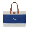 Out of the Woods® Jute Market Tote - Navy Blue