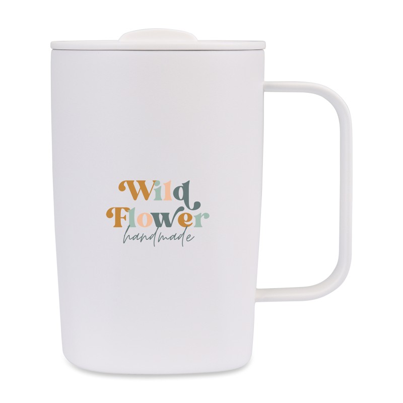 Aviana™ Rowan Recycled Mug - 15 Oz. - Marshmallow