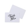 Thank You Greeting Card - White