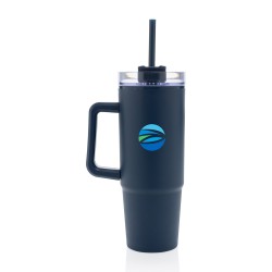Tana RCS Plastic Tumbler with Handle 900ML - Navy