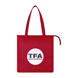 Arlo rPET Insulated Grocery Shopper - Red