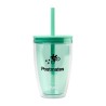Cool Gear® Oasis Straw Bottle - 14 Oz. - Seaglass