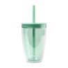 Cool Gear® Oasis Straw Bottle - 14 Oz. - Seaglass