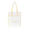 Harlow Laminated Recycled Shopper - Oatmeal
