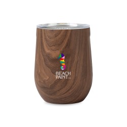 CORKCICLE® Stemless Wine Cup - 12 Oz. - Walnut
