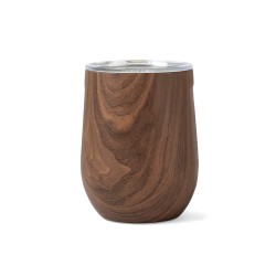 CORKCICLE® Stemless Wine Cup - 12 Oz. - Walnut